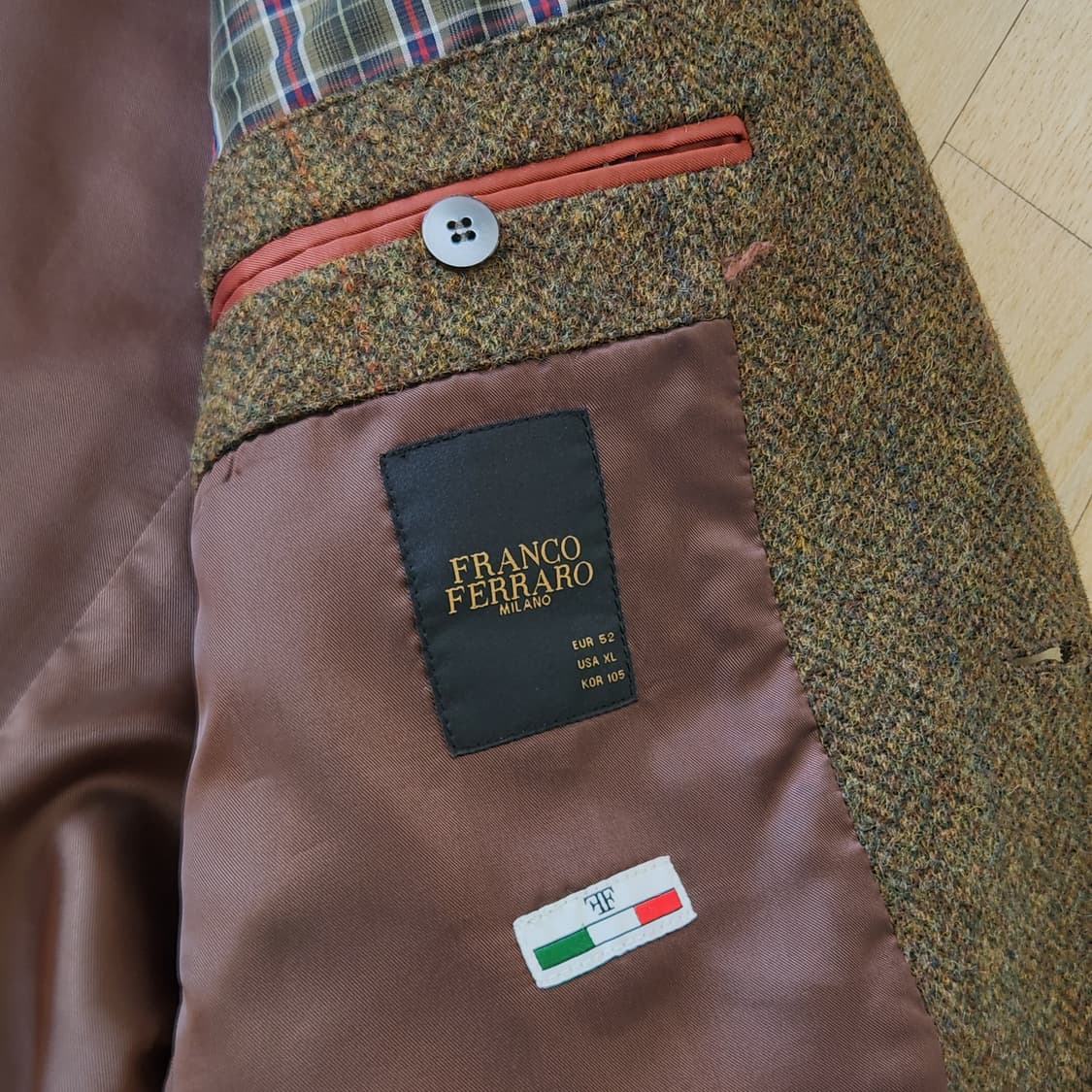 헤링본체크 블레이저 상품이미지4