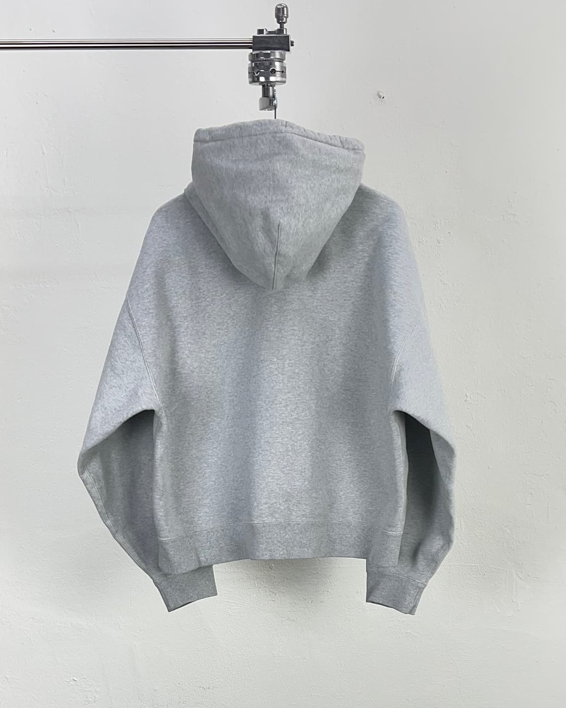 나이키 x 스투시 그레이 헤더 플리스 후디 풀 집업 자켓 상품이미지6