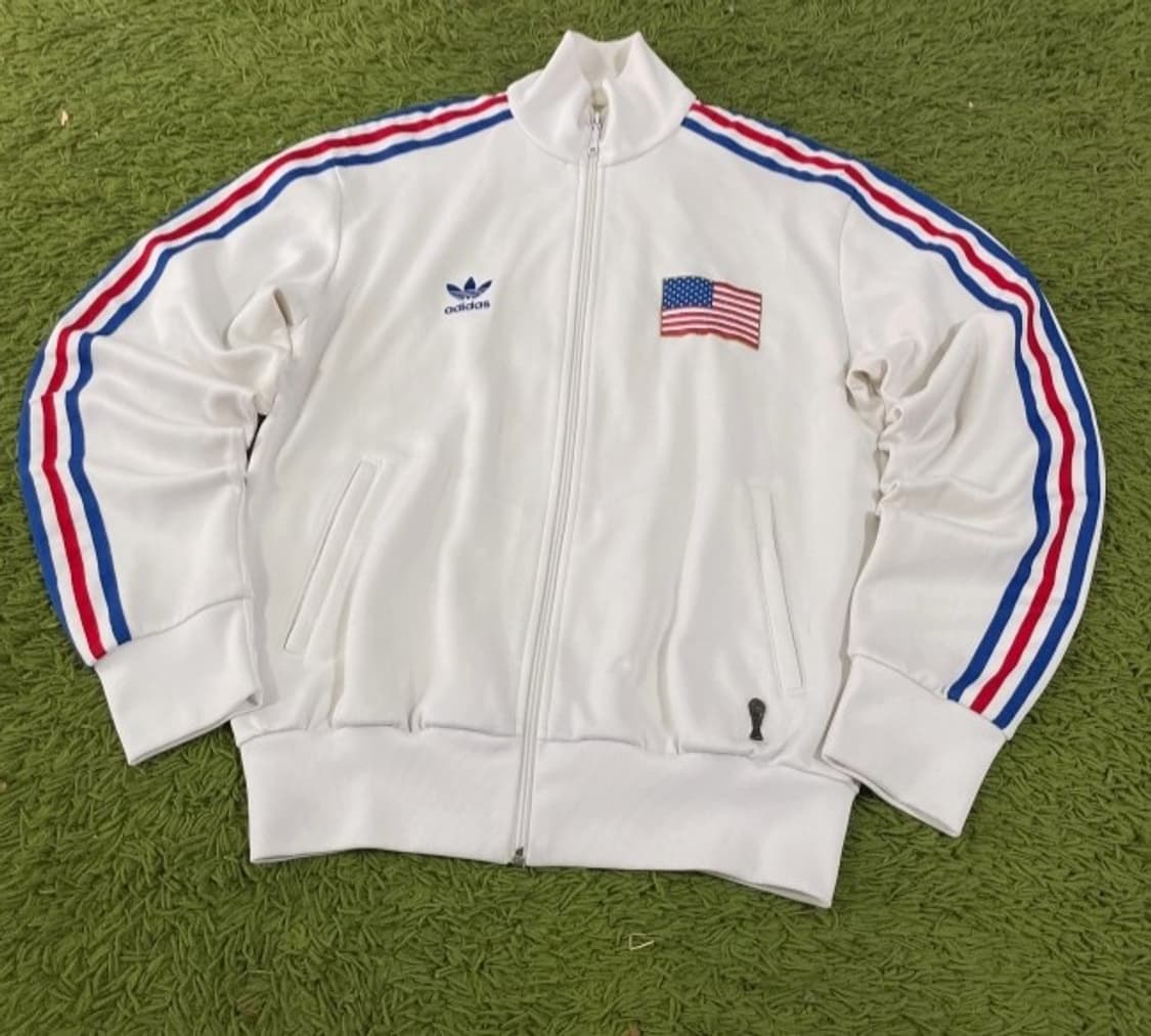 아디다스 희귀 성조기 미국 USA 트랙탑 져지집업 95/M 상품이미지1