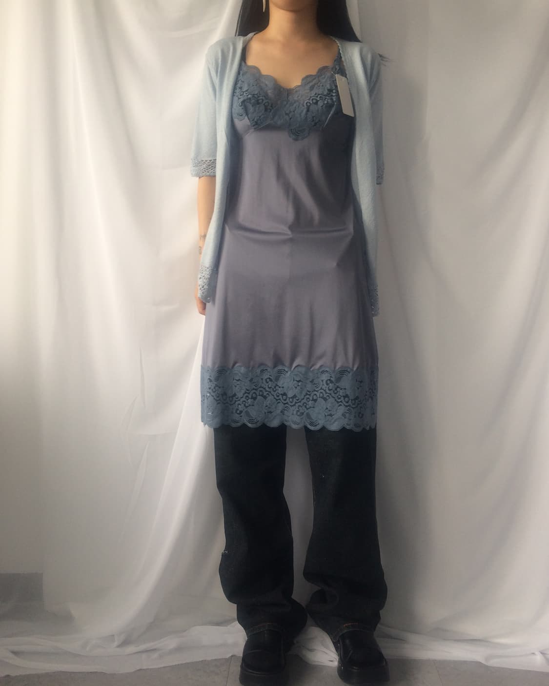 Crochet point knit cardigan 상품이미지8