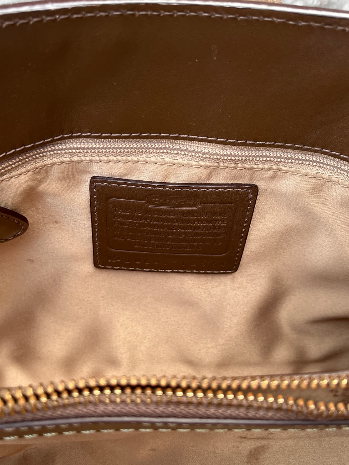 빈티지 코치 패치워크 숄더백 상품이미지6