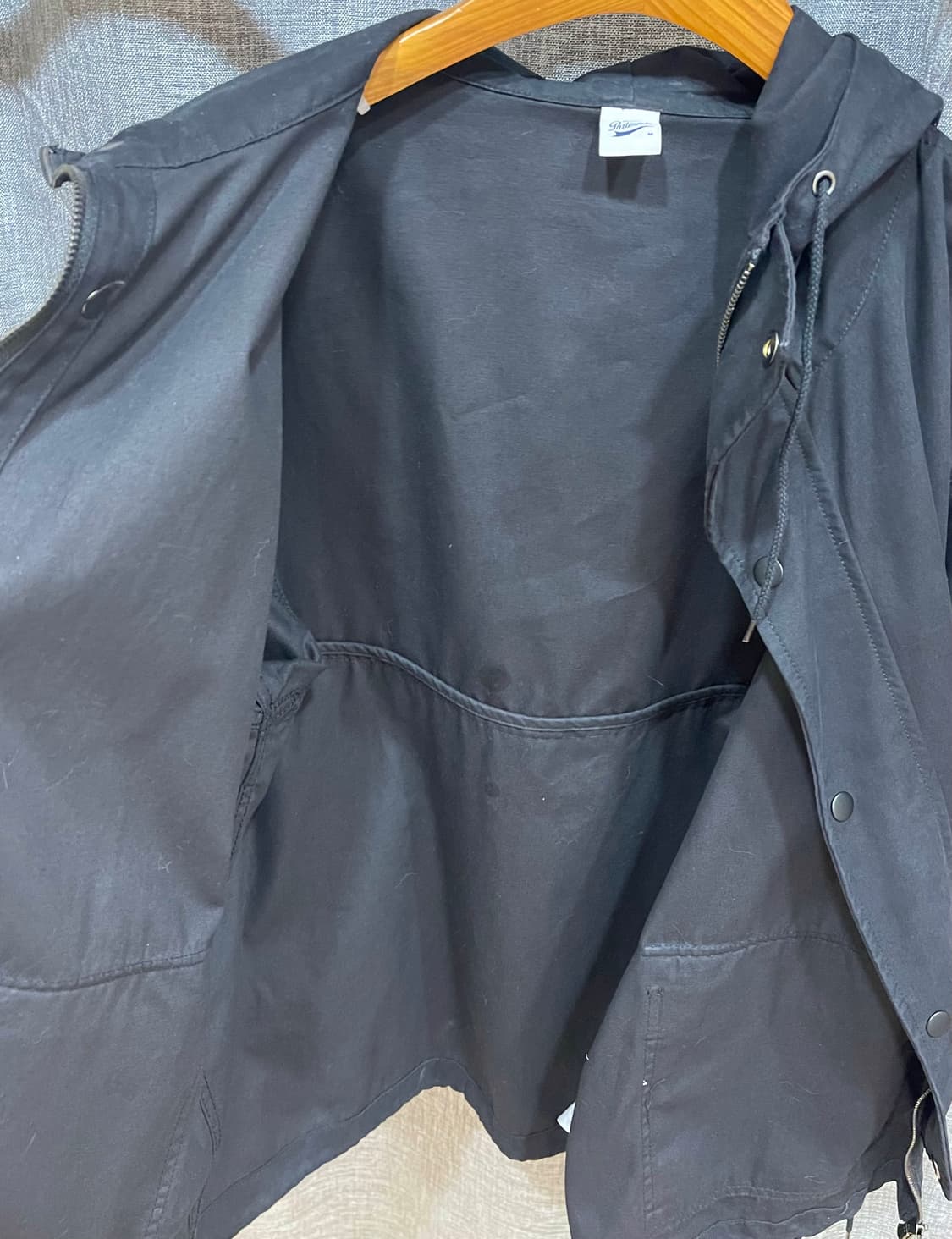 Partimento 파르티멘토 코드후드집업 자켓/블랙 상품이미지6