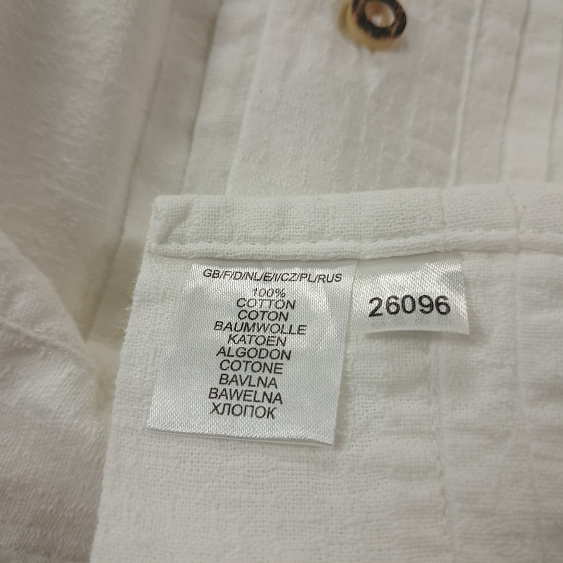 CK957 2XL OS 90s 독일판 롤업버튼 바바리안 시어서커 셔츠  상품이미지5