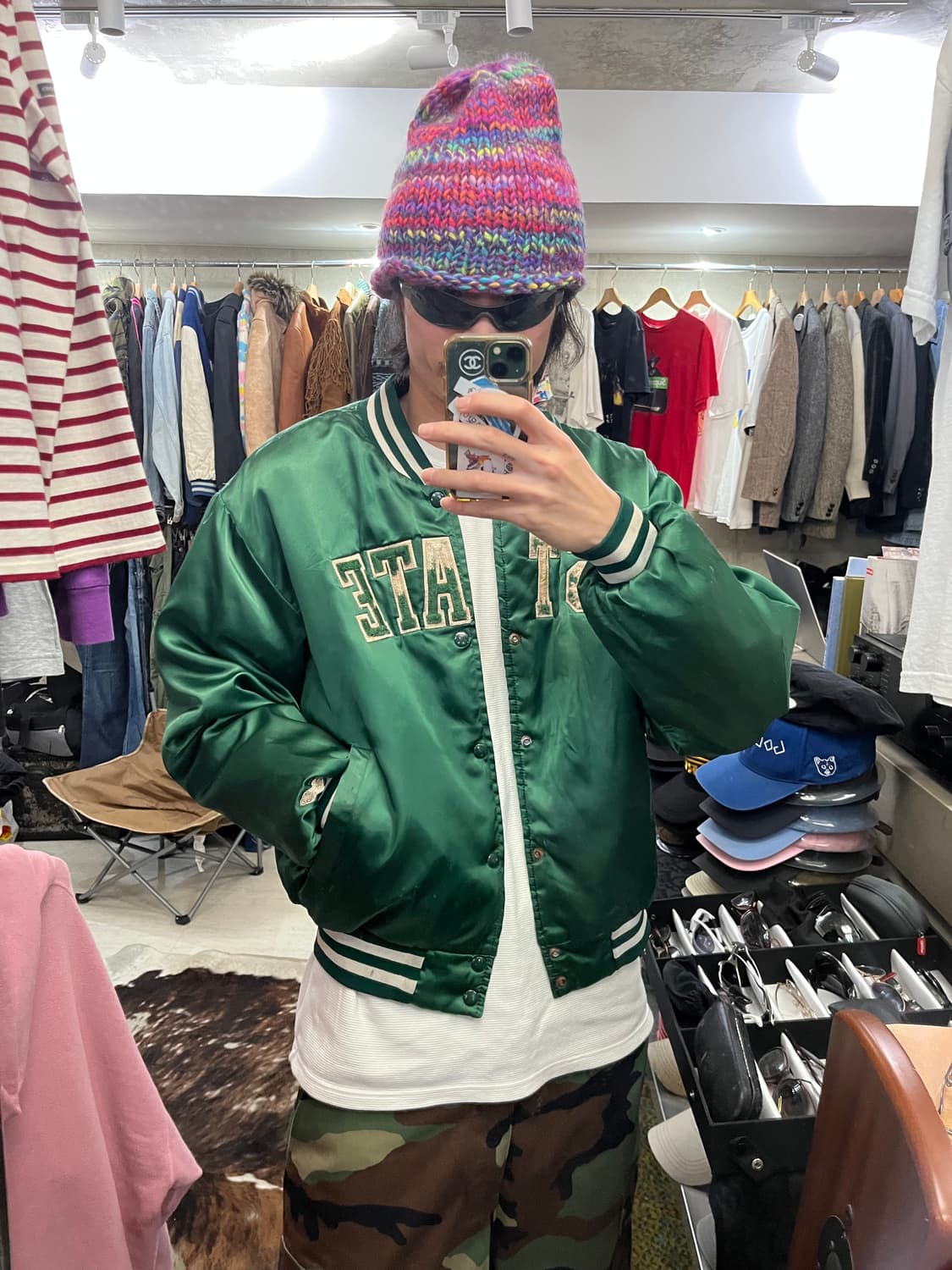 90s USA VINTAGE STADIUM JACKET  상품이미지1