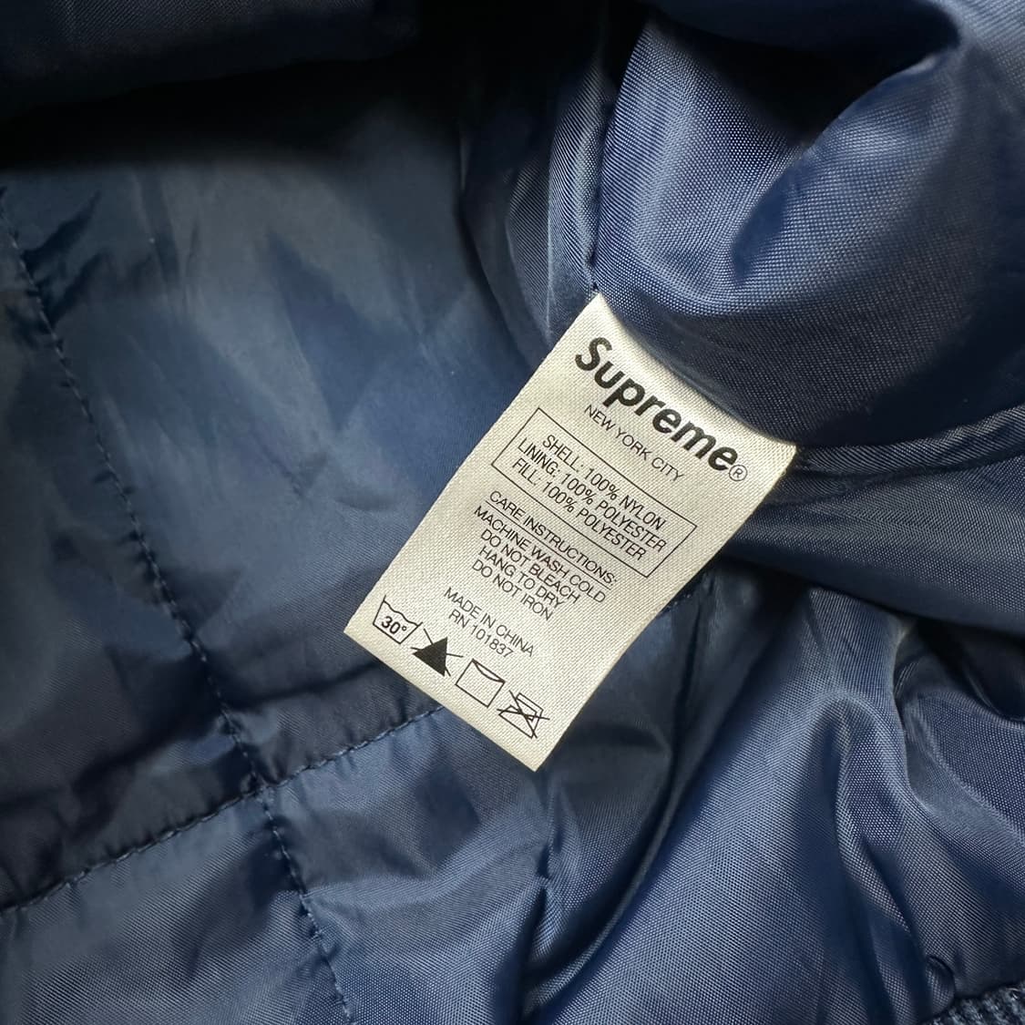 SUPREME 20AW Contrast 슈프림 바시티 자켓 상품이미지9