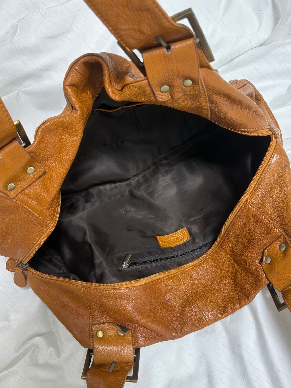 빈티지 레더 숄더백 상품이미지5