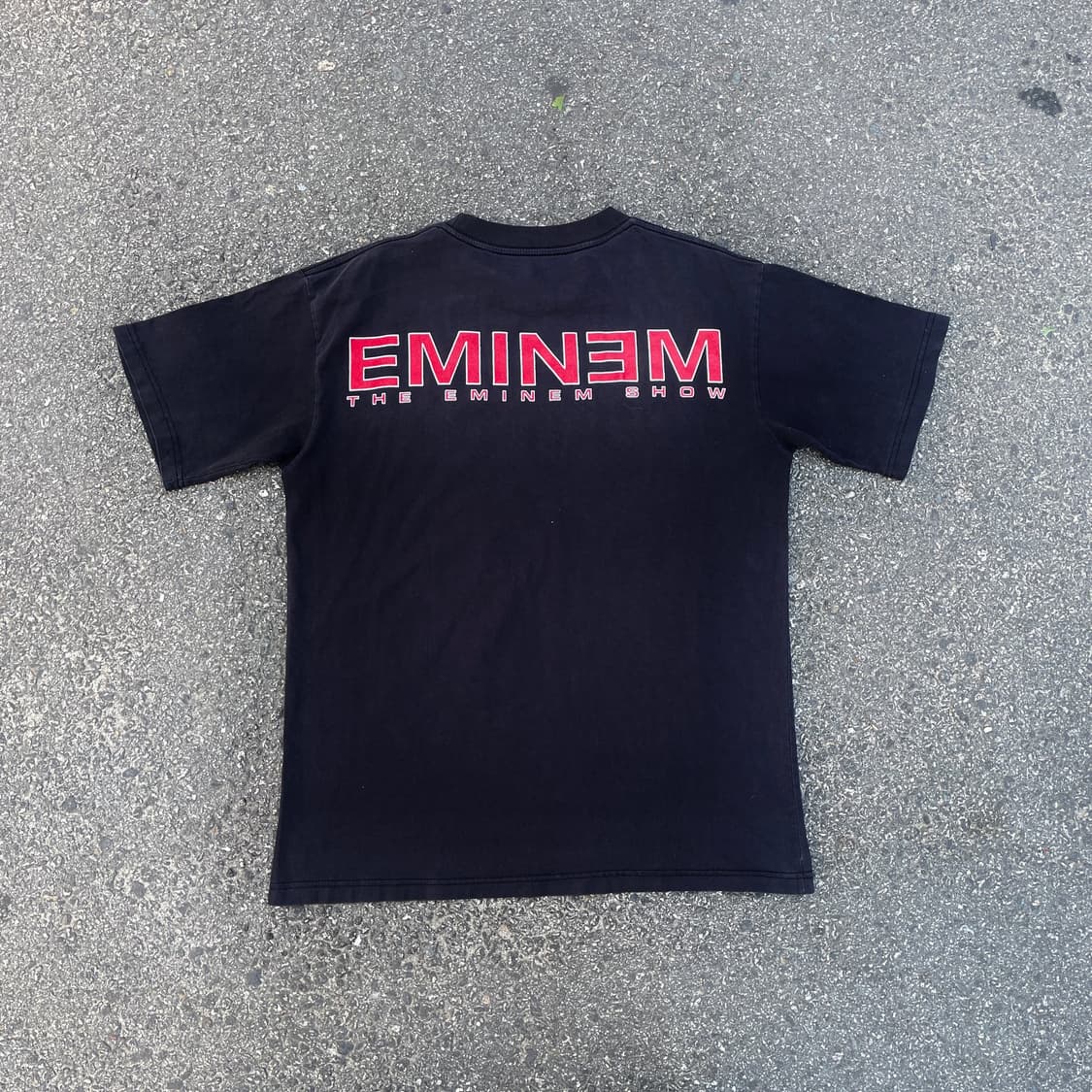 00s 에미넴 The Eminem Show 부틀넥 올드스쿨 반팔 티셔츠 상품이미지4