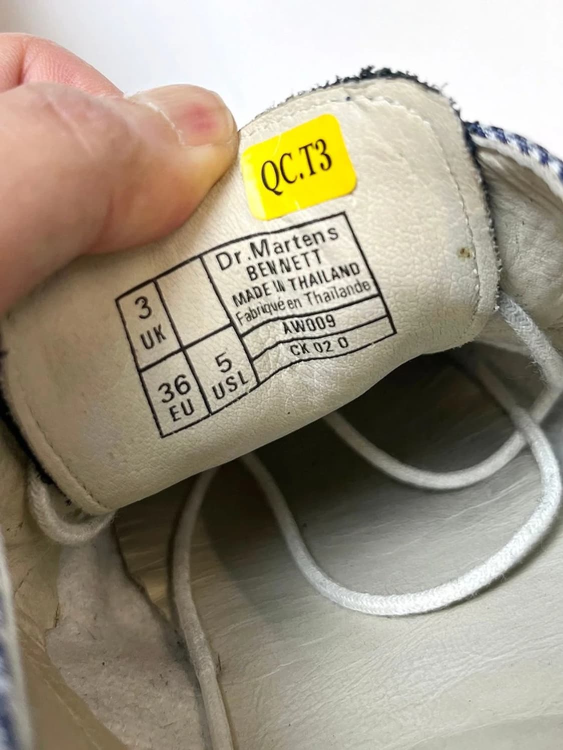 닥터마틴 베넷 깅엄체크 스웨이드 로퍼 A1484 상품이미지9