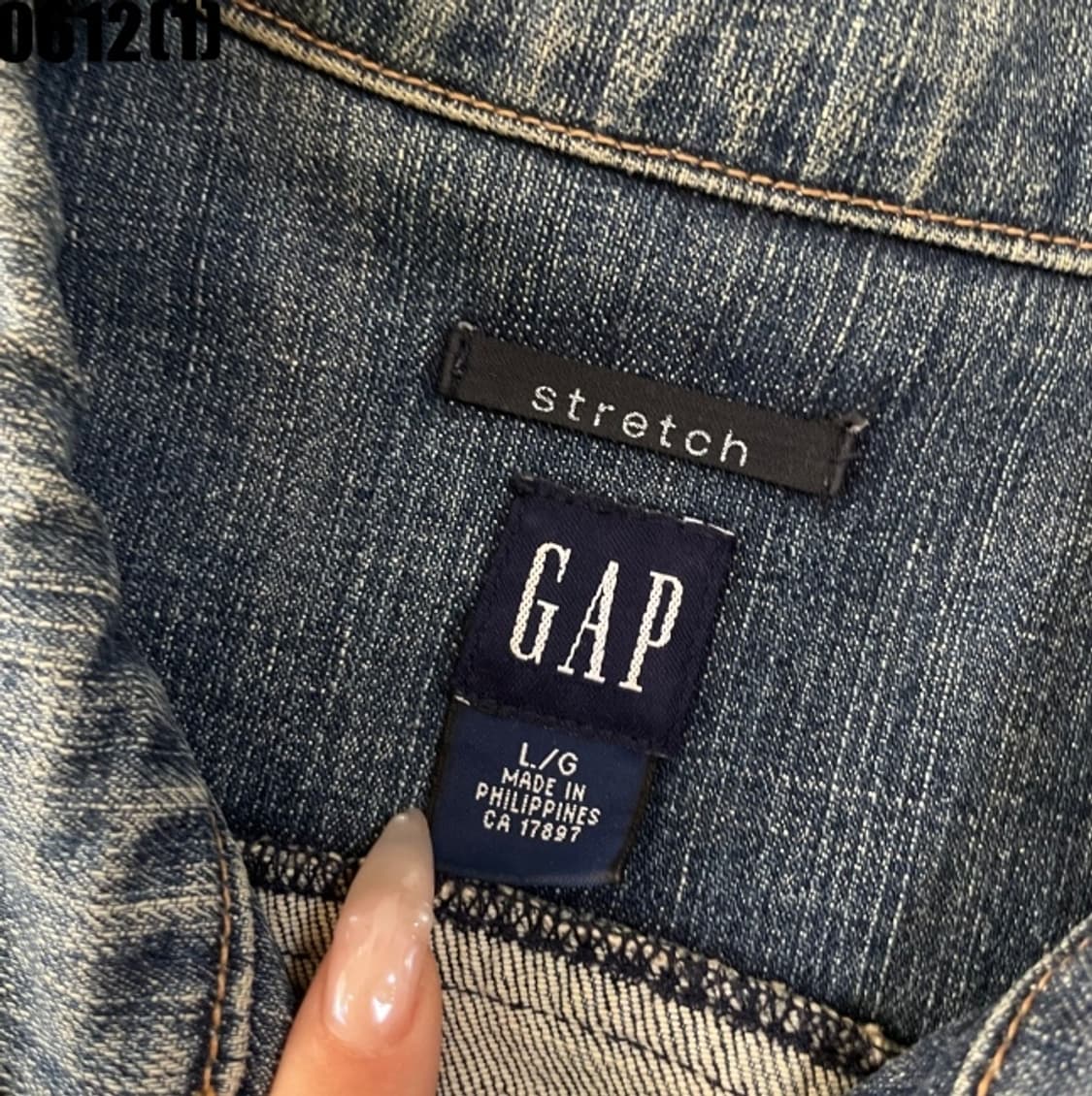GAP 데님 청자켓 상품이미지3