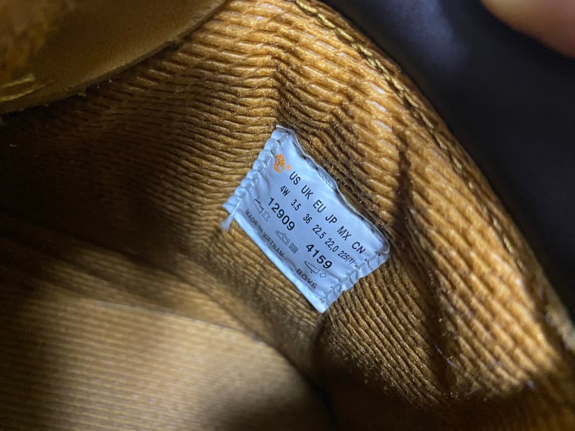 팀버랜드 6인치 워커 부츠 225 상품이미지7