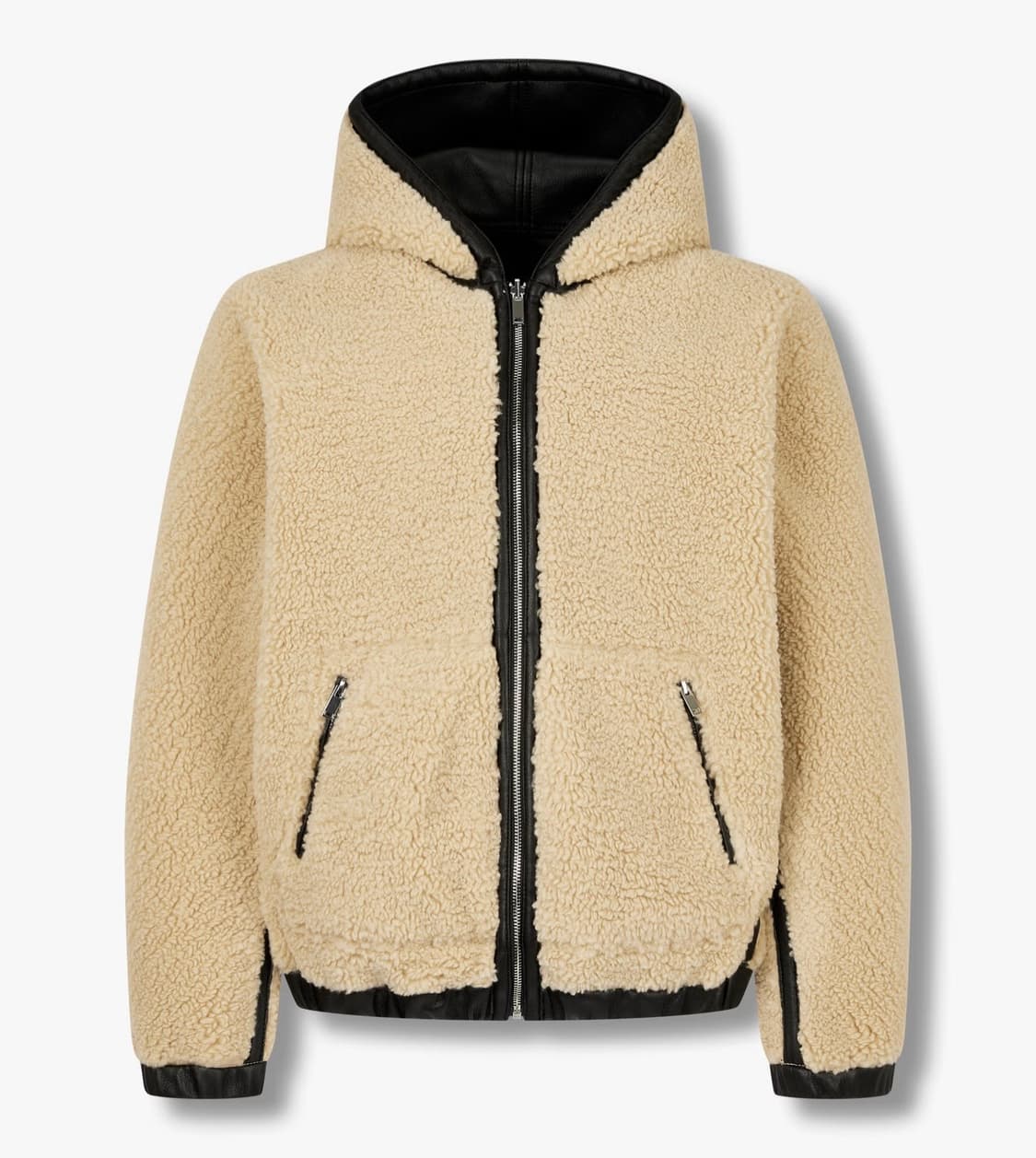 스튜디오 톰보이 리버서블 레더 후디 점퍼 상품이미지2