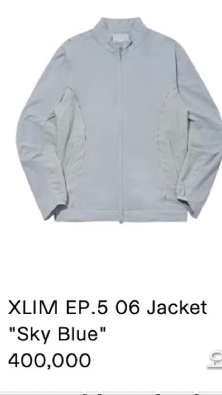 XLIM EP.5 06 Jacket “Sky Blue” 3사이즈 상품이미지5