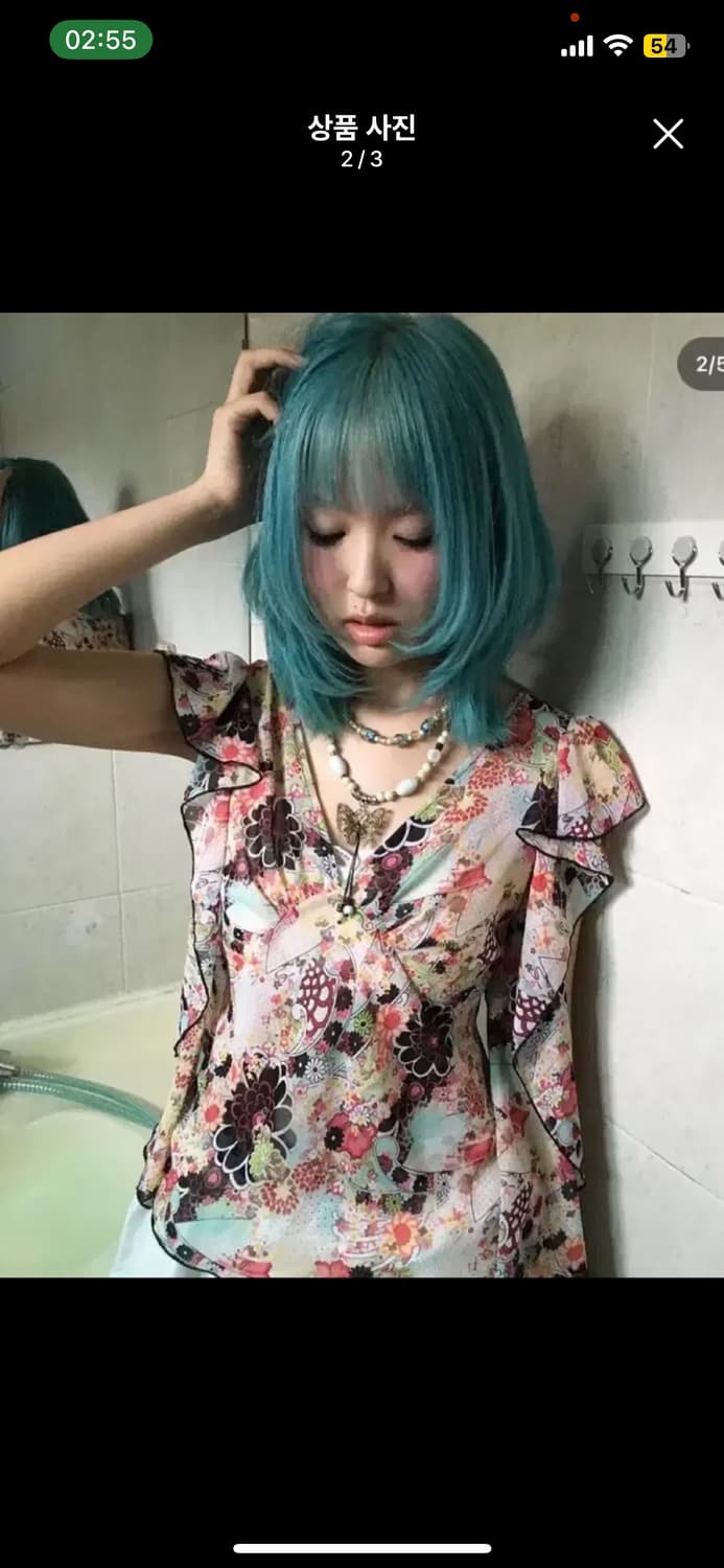 lovecannedfruit 오리엔탈 블라우스 파우닝133큐빈티지 상품이미지2