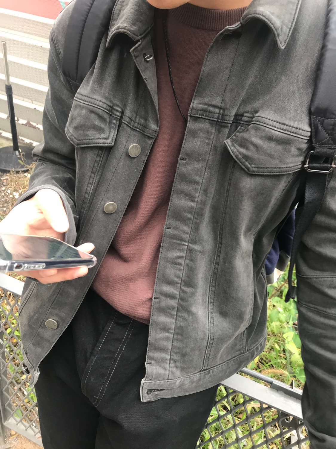 헬무트랭 왁스 코팅 자켓 상품이미지1