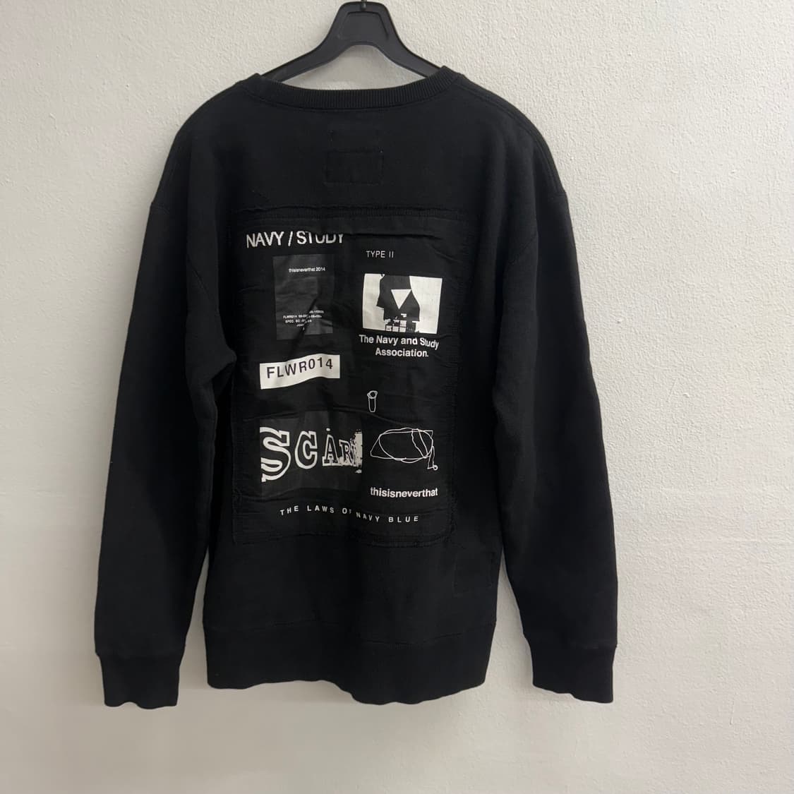 디스이즈네버댓 초판 navy study 맨투맨 상품이미지4
