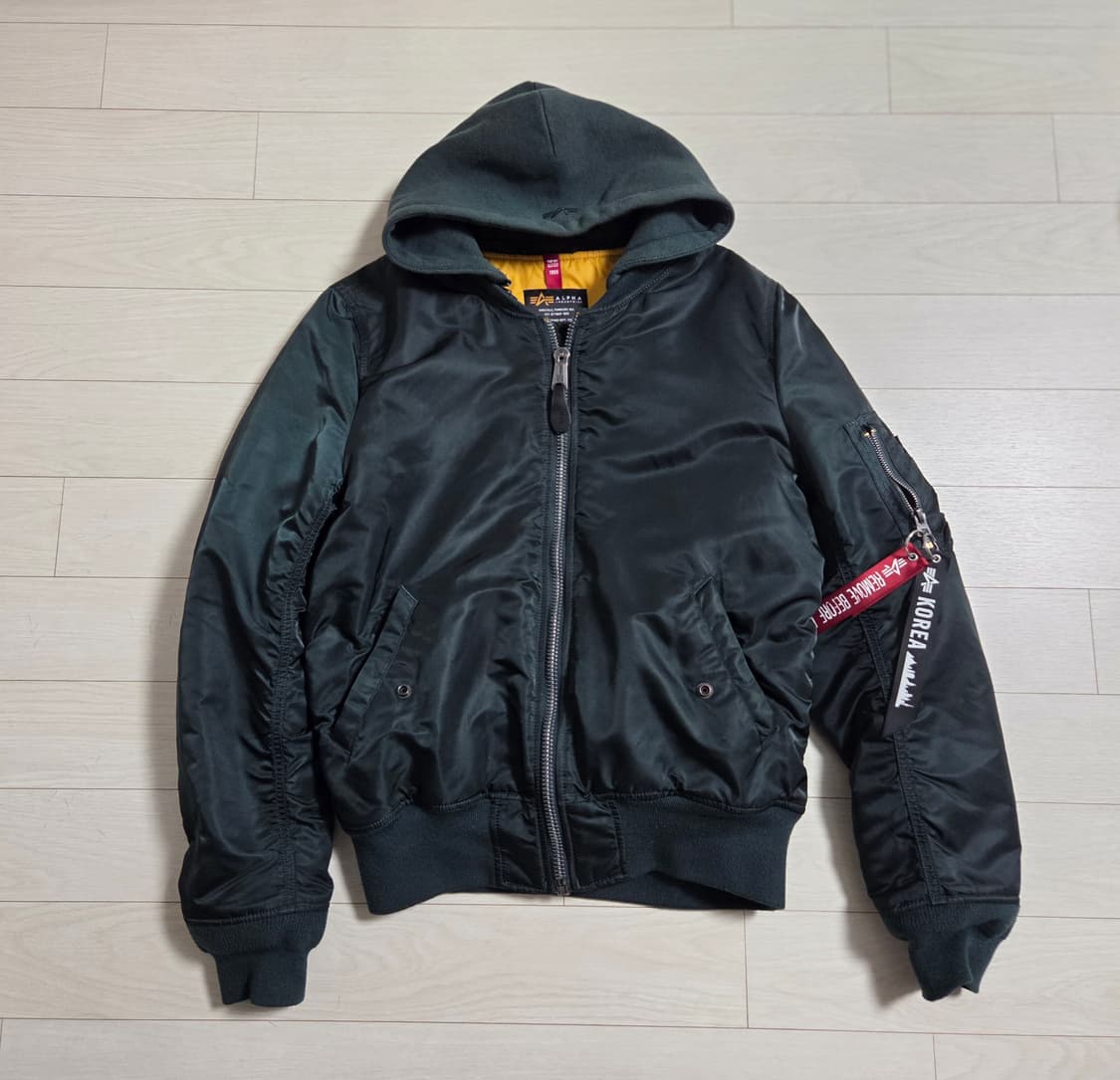 알파인더스트리 후드 ma-1 자켓 상품이미지1