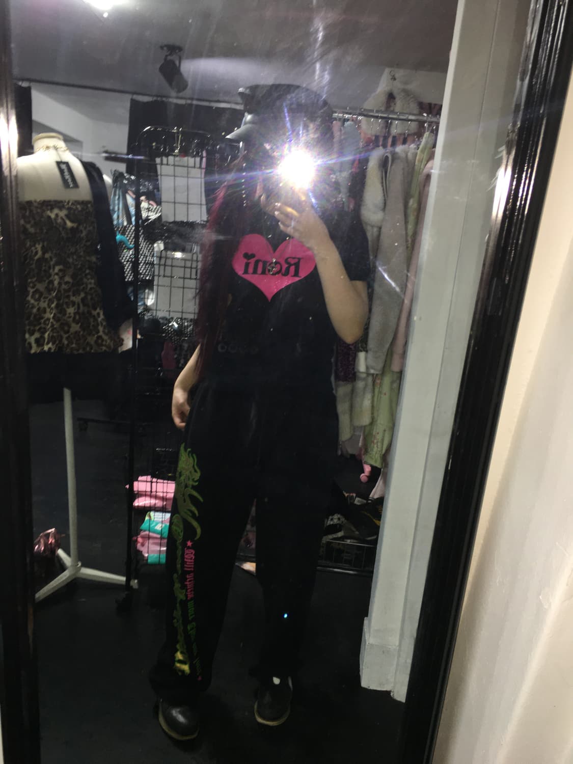 Pink Heart T-shirt & Pants 상품이미지4