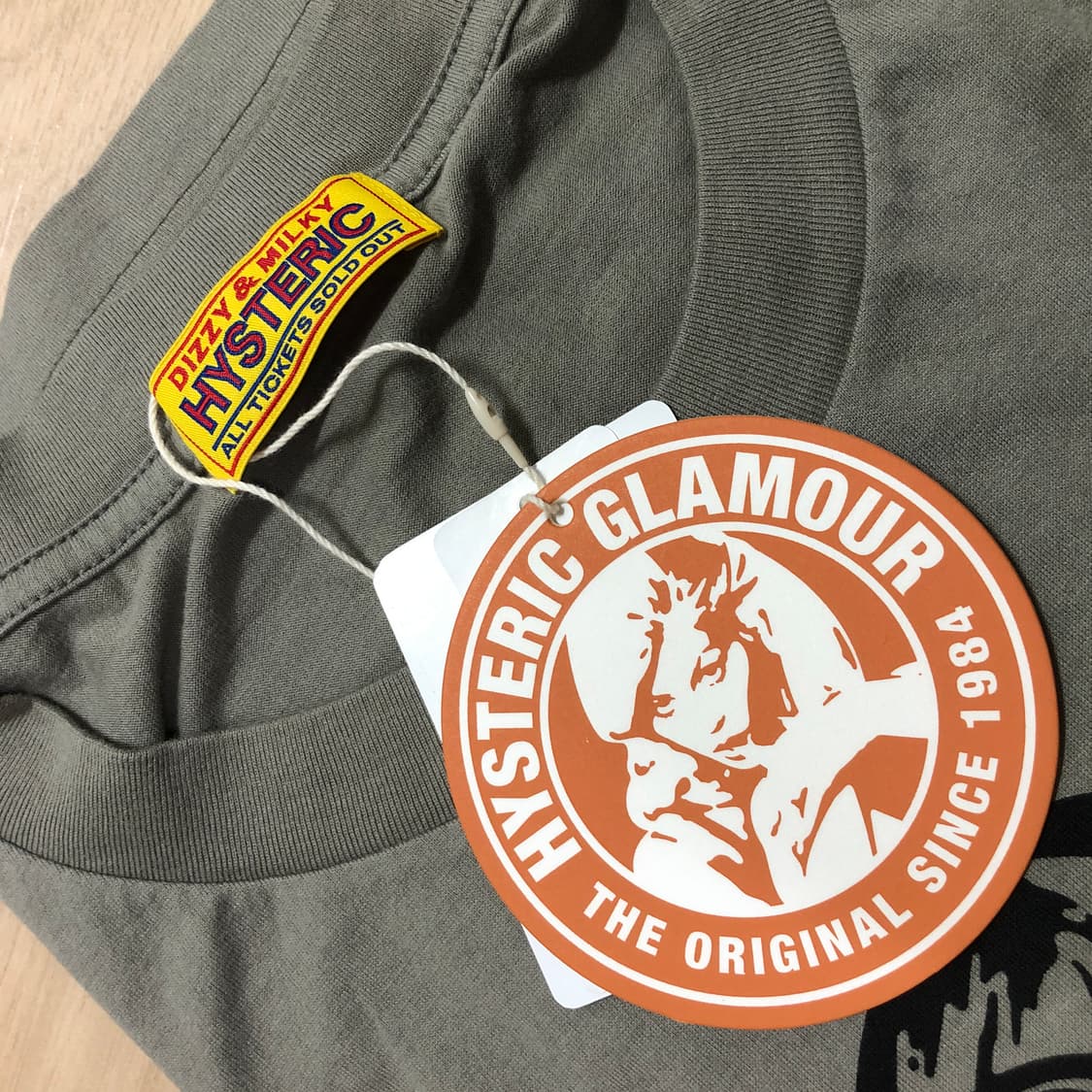 히스테릭글래머 라이트 마이 파이어 오버사이즈 반팔티 상품이미지3