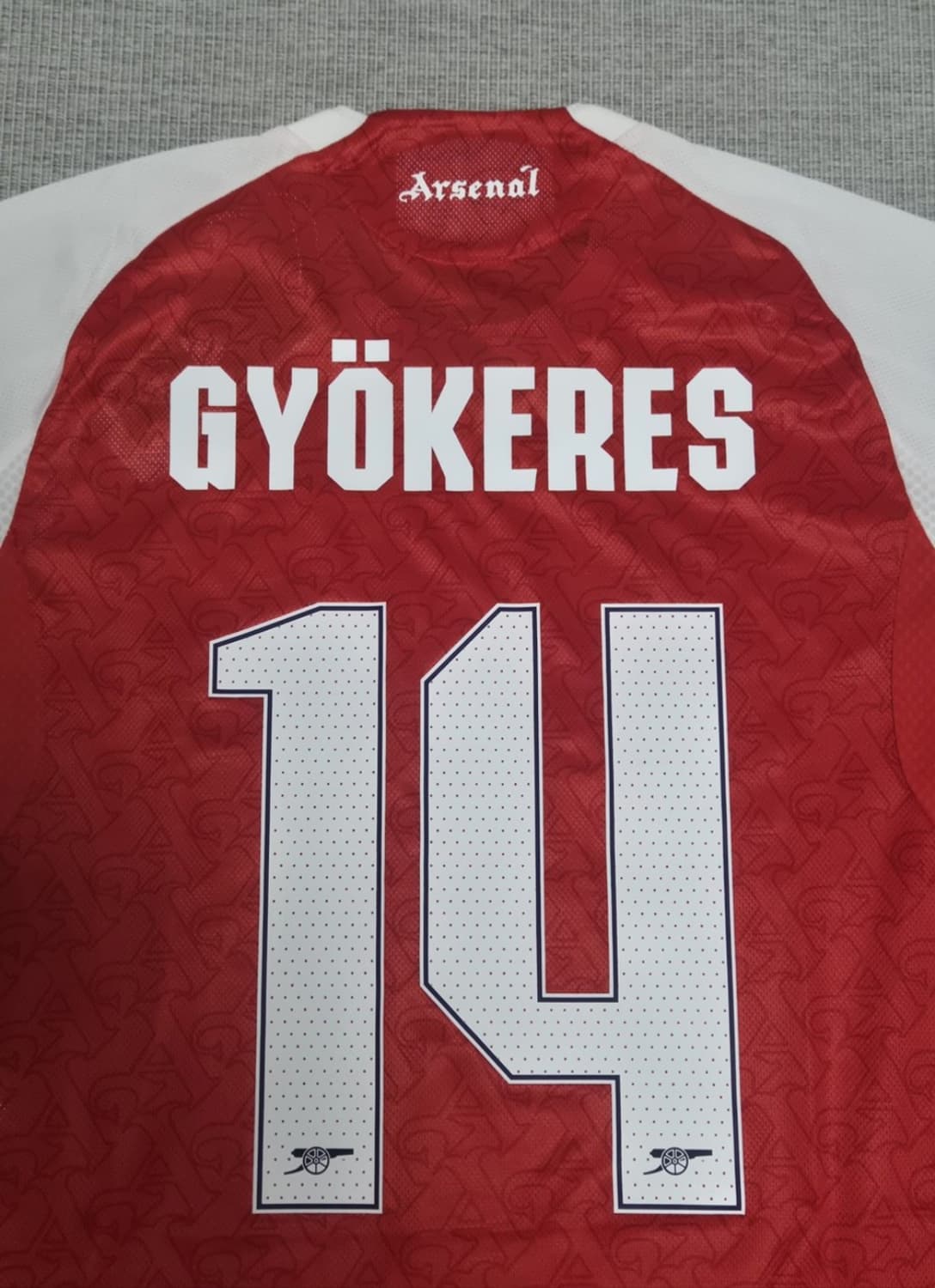 25-26 아스날 요케레스 홈 유니폼 L사이즈 상품이미지7