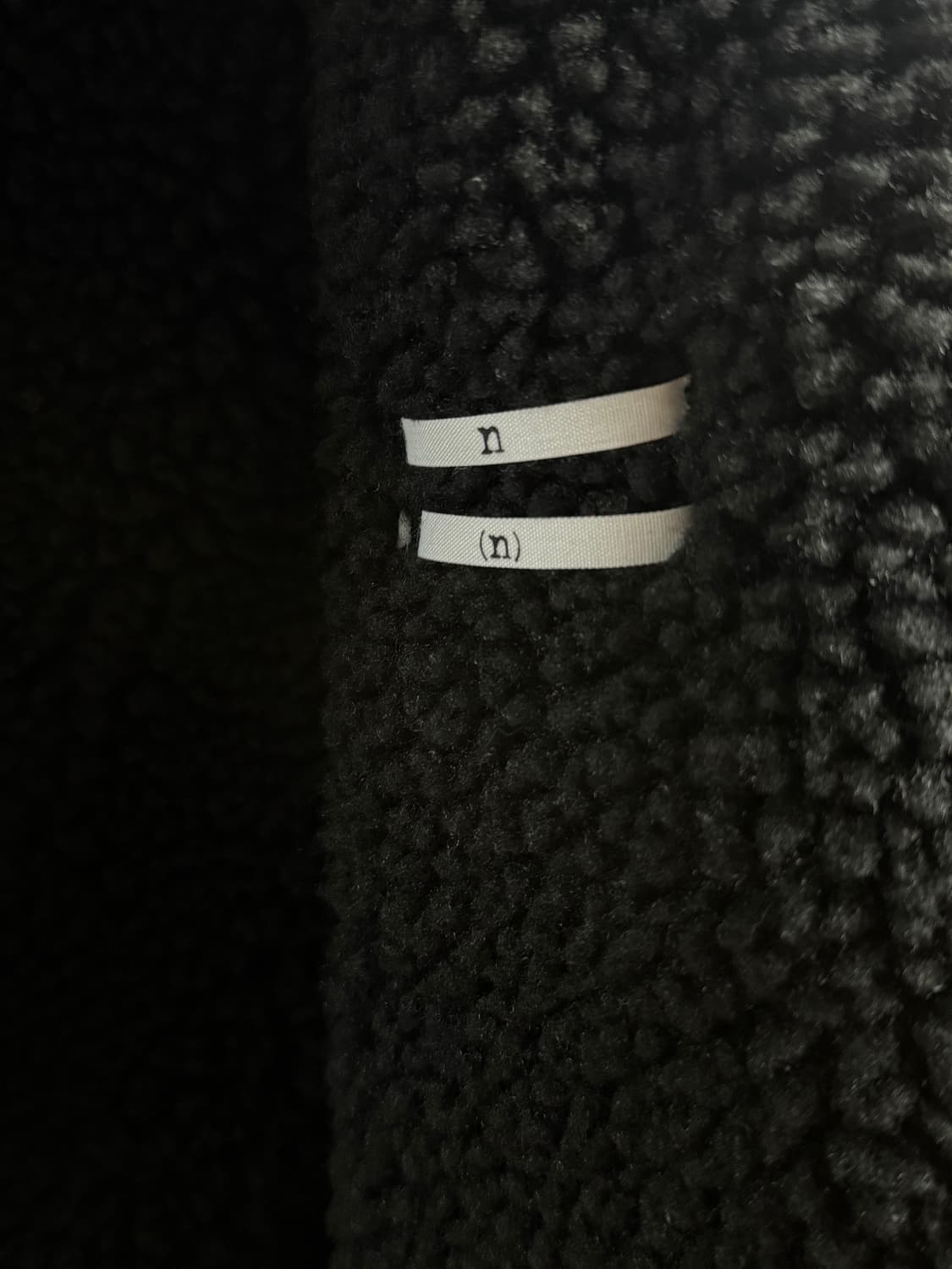 08aw 넘버나인 코듀로이 무스탕 코트 상품이미지7