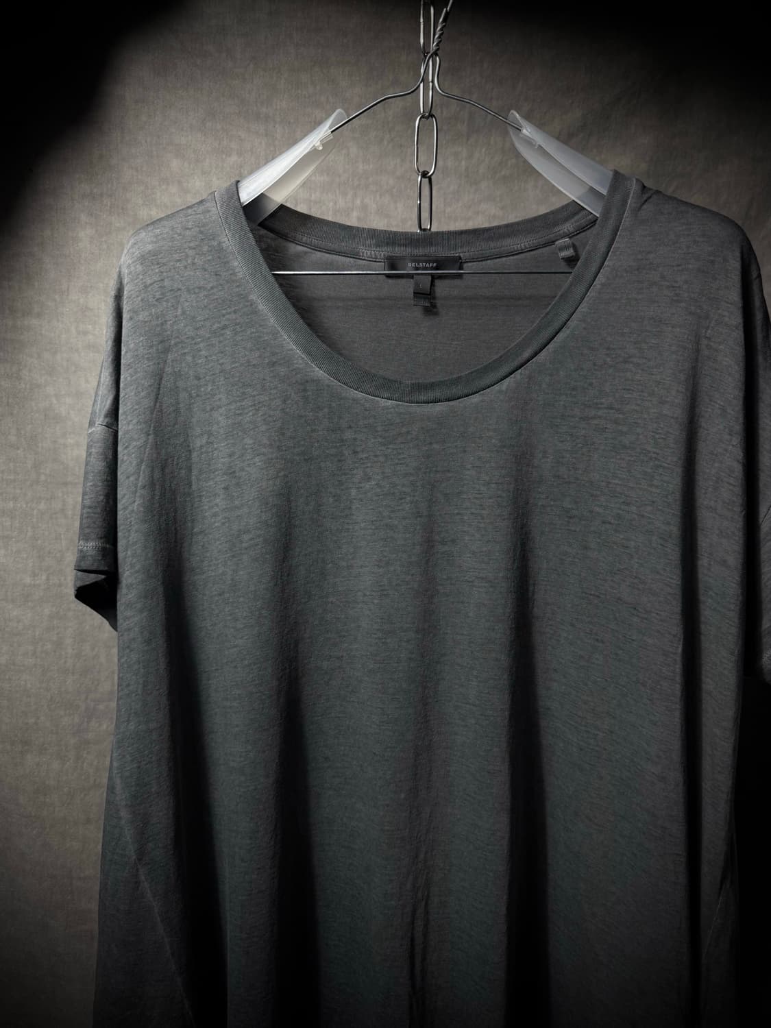 Belstaff Cotton U Neck Washed T-Shirt 상품이미지3