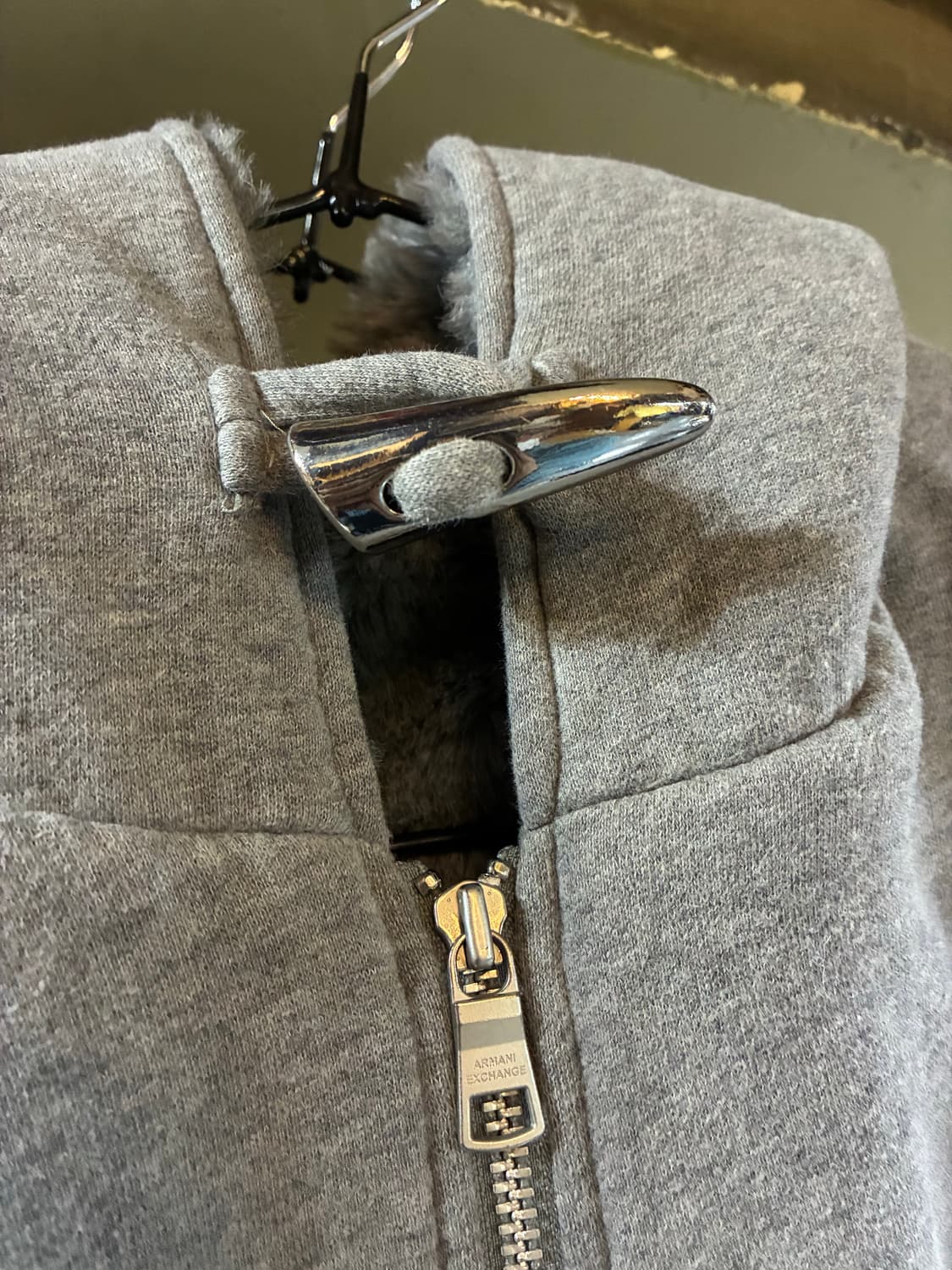 ARMANI EXCHANGE 알마니 익스체인지 기모 포인트 후드집업 상품이미지6