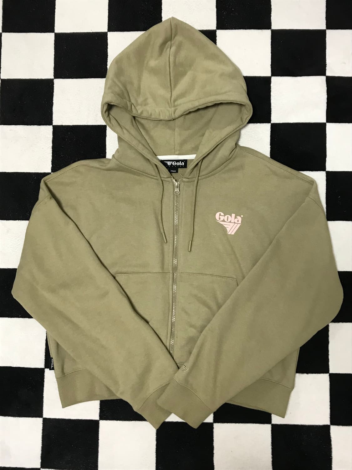 Gola 크롭 후드집업 상품이미지1