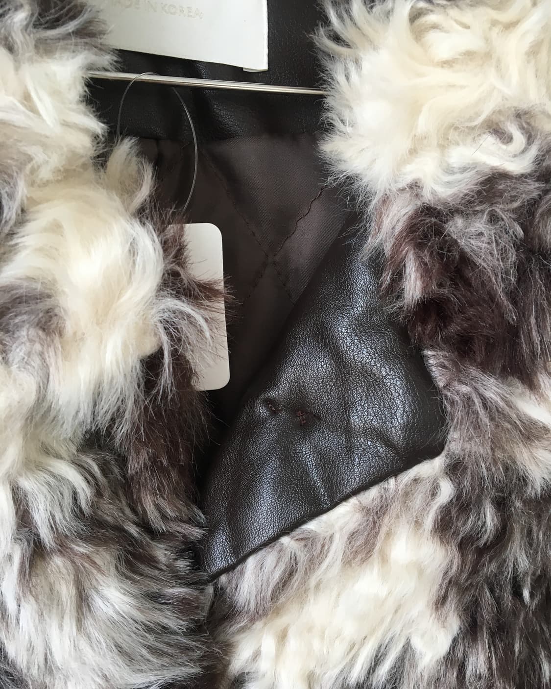 Fake fur pattern jacket 상품이미지5