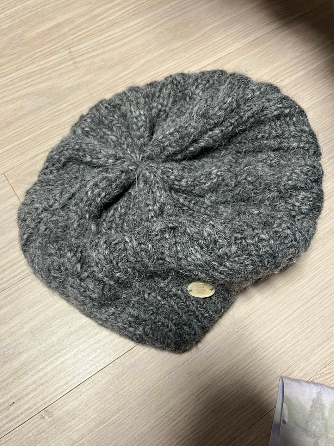 펀프롬펀 니트 베레모 차콜 상품이미지2