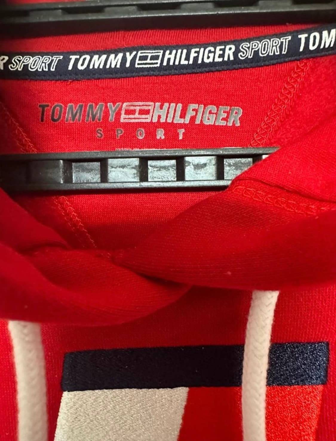 타미힐피거 레드 후드티 상품이미지4