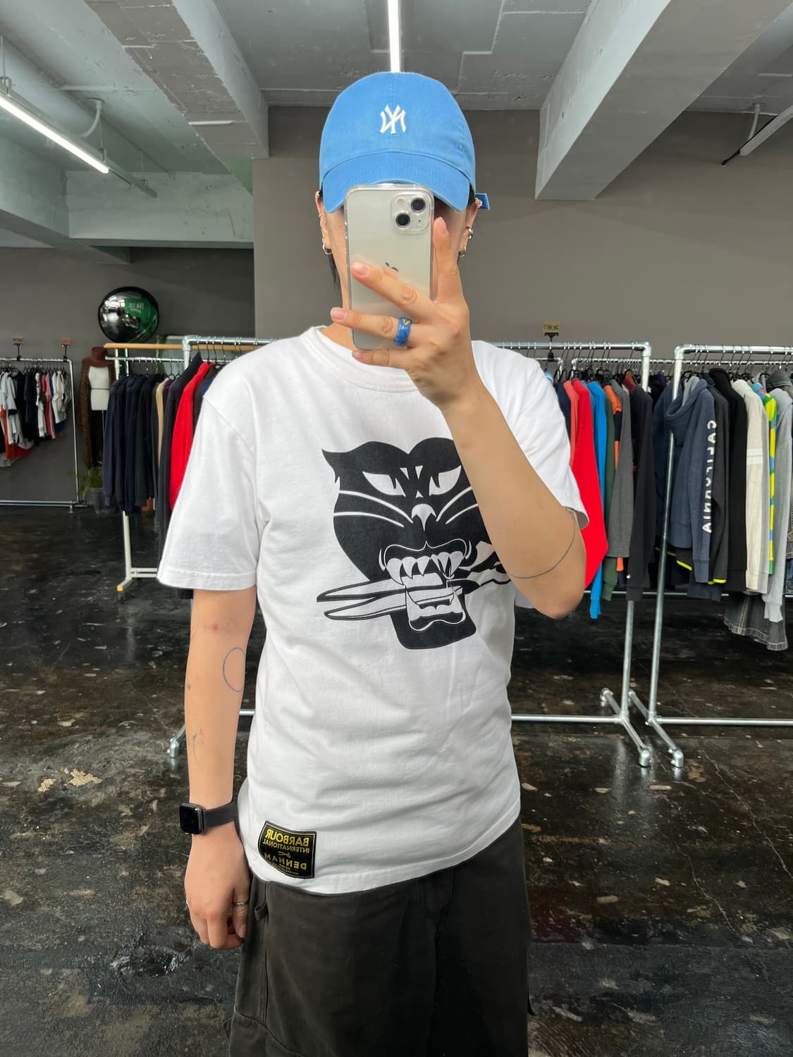 BARBOUR 프린팅 반팔 티셔츠 상품이미지2