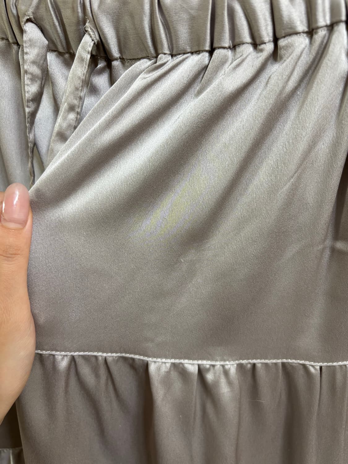 merry jenny 모리 페어리 은빛 롱 스커트 상품이미지3