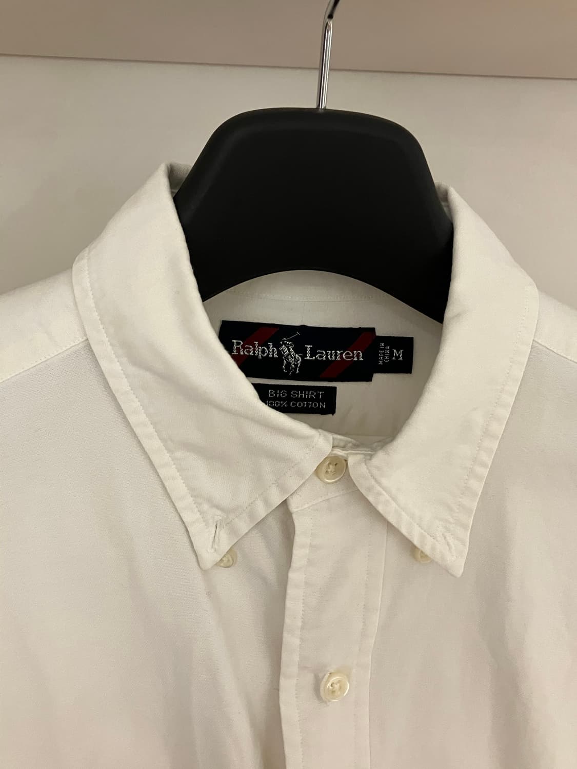 폴로랄프로렌 빅셔츠 화이트 상품이미지3