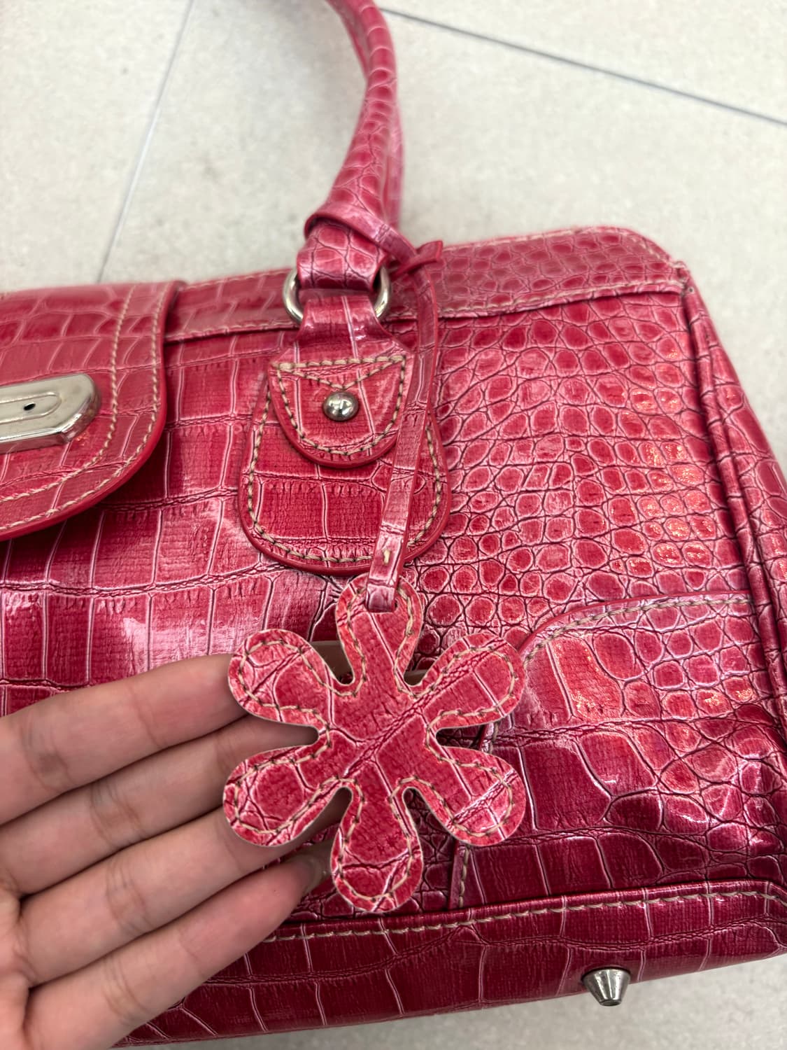 핑크 숄더백  상품이미지3