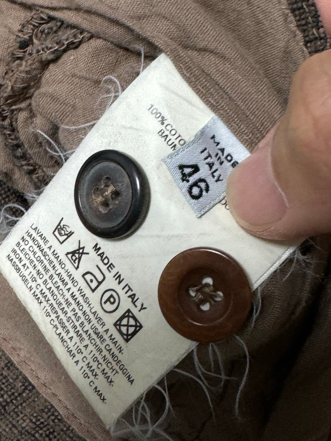 메종 마틴 마르지엘라 #10 코튼 팬츠 상품이미지4