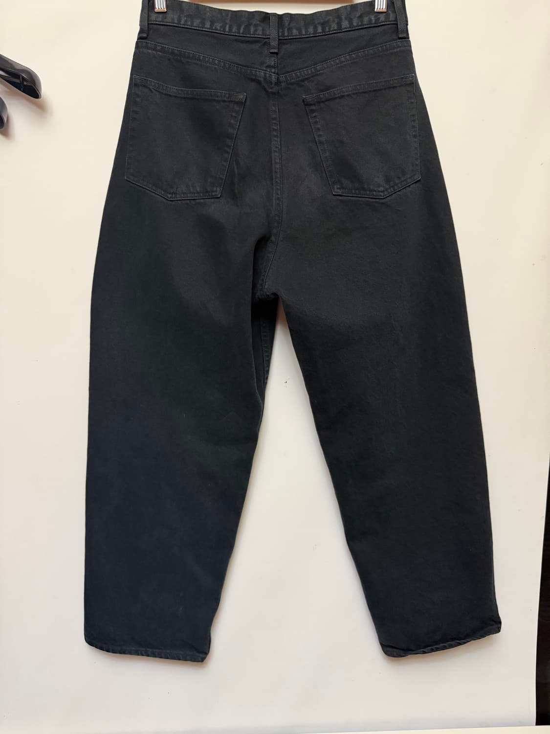 아프레쎄 25fw 블랙와이드 데님 상품이미지2