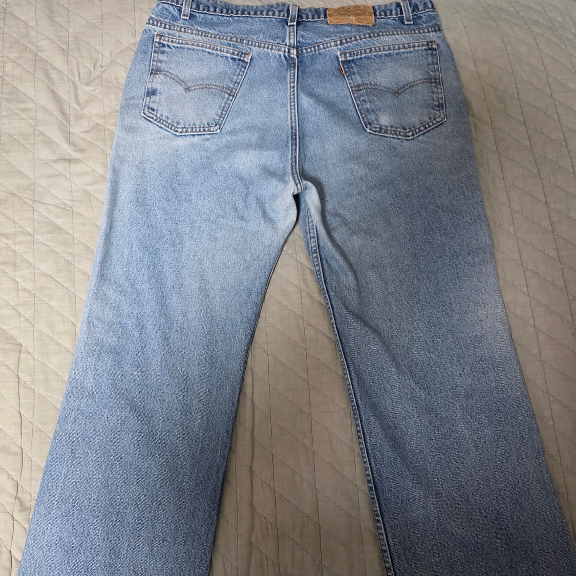 [40X32] 80s 빈티지 리바이스 517 부츠컷 데님 연청5 오렌지탭 상품이미지4