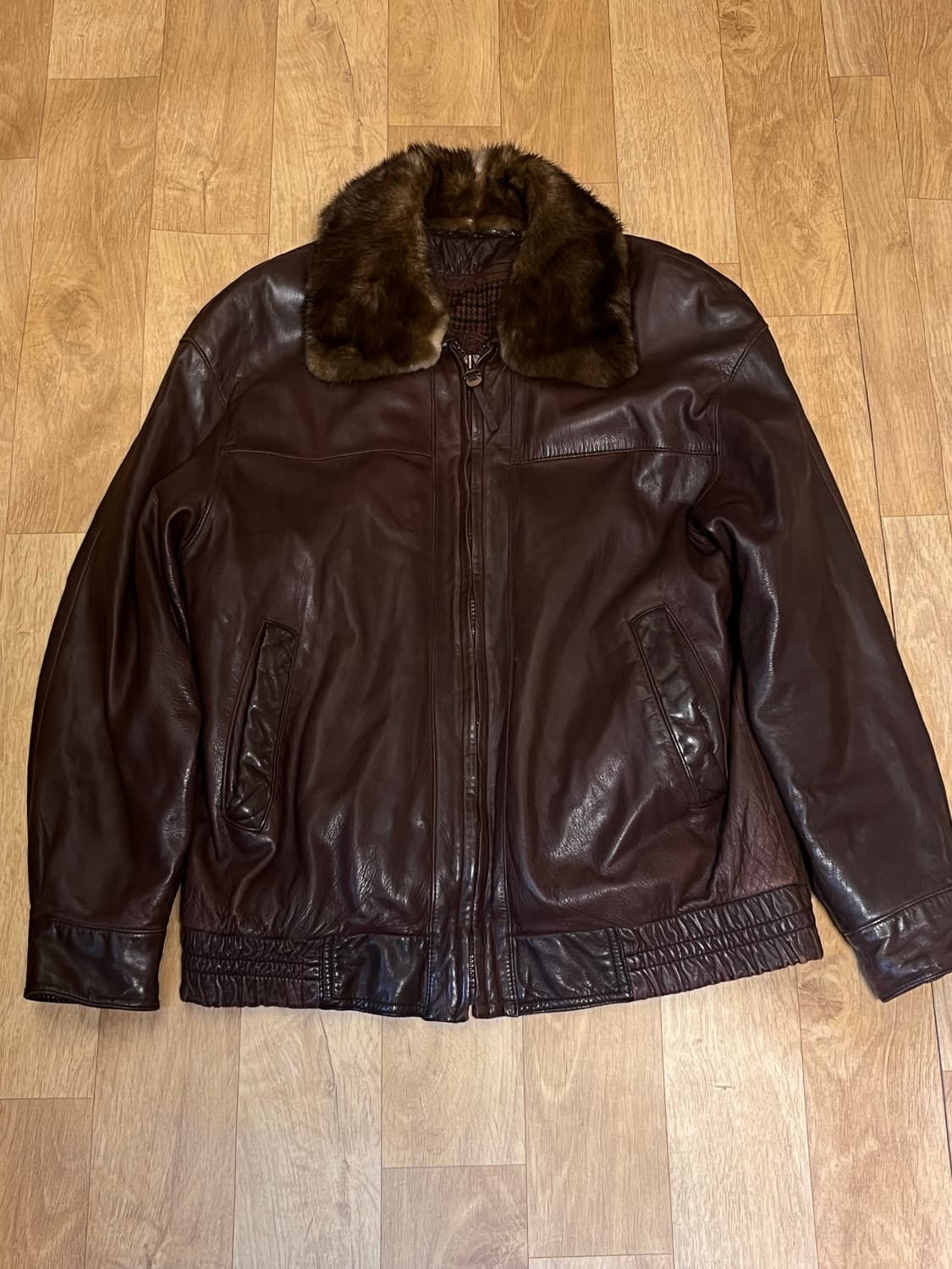 파이트클럽 90‘s 레더자켓 양가죽 봄버자켓  상품이미지1