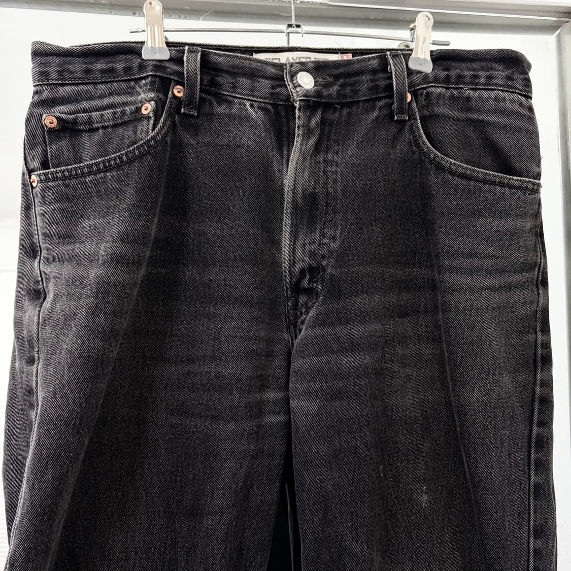 리바이스 550 릴렉스드핏 흑청 데님 팬츠 상품이미지7