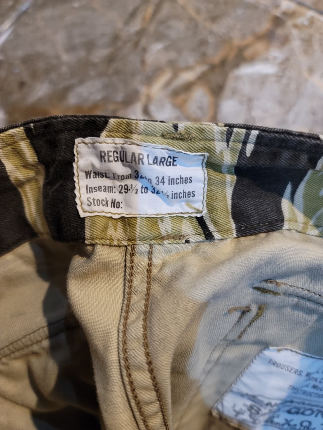 리얼맥코이 타이거카모 팬츠  상품이미지3