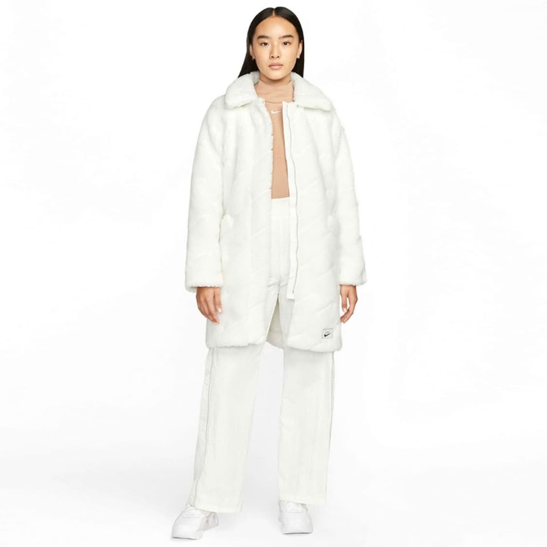 나이키 아이콘 클래쉬 셰르파 플리스 자켓 스우시 롱 후리스 상품이미지9
