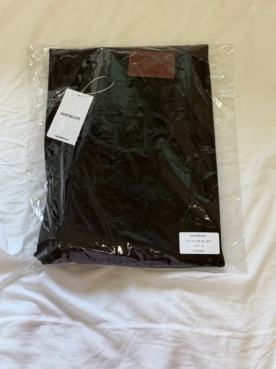 [새 상품] 돈비레잇 커브 코튼 팬츠 s 상품이미지4