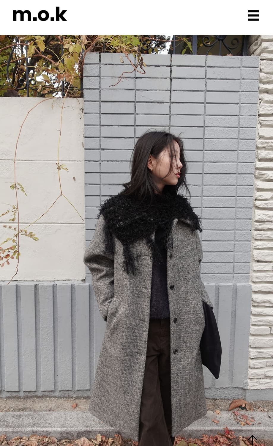 MOK모크 그레인 레글런 코트 상품이미지4
