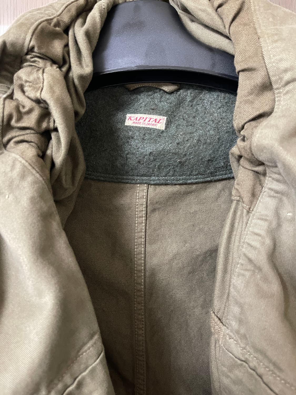 캐피탈 카츠라기 링 코트 카키 팝니다 (3사이즈) 상품이미지3