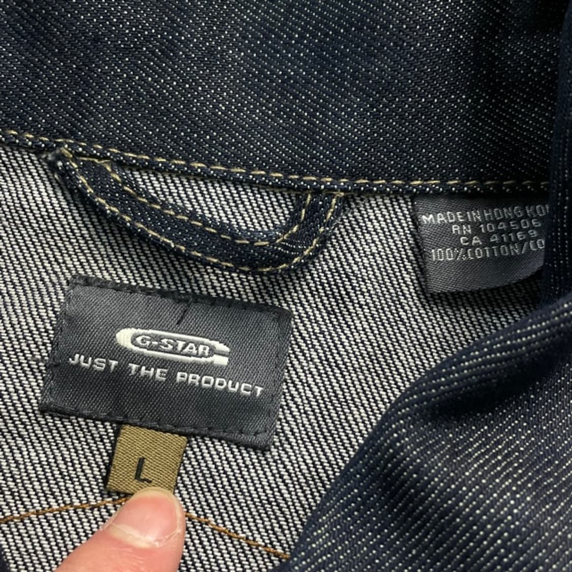 100 지스타로우 데님자켓 상품이미지3