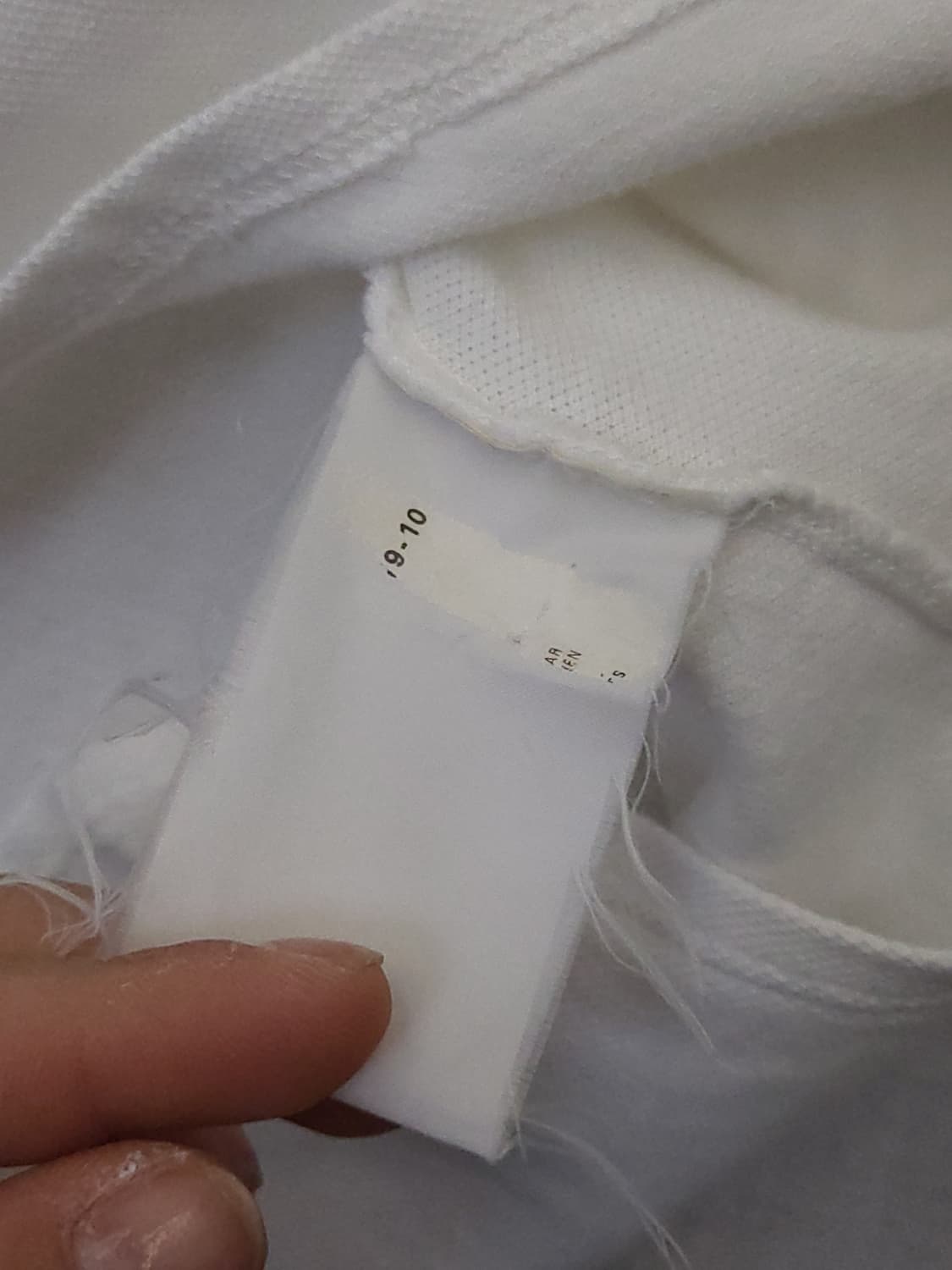 엠포리오 아르마니 화이트 반팔 폴로티 XL 상품이미지4