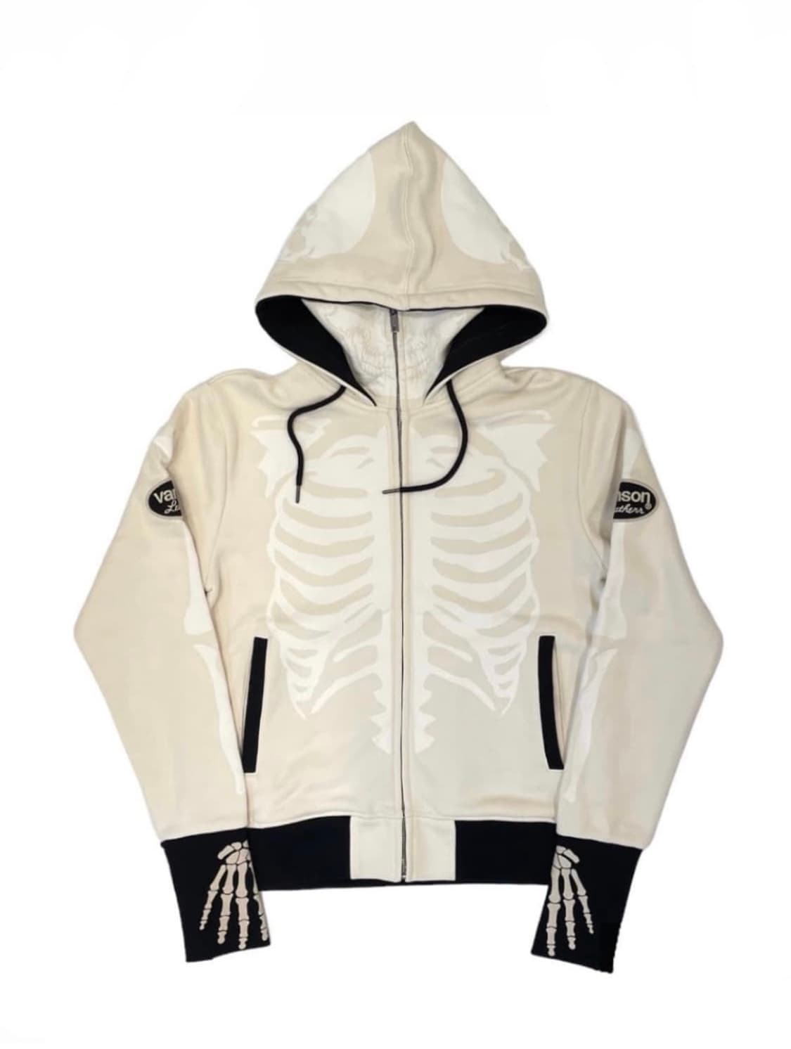 벤슨 본 넥 워머 후드집업 화이트 상품이미지1