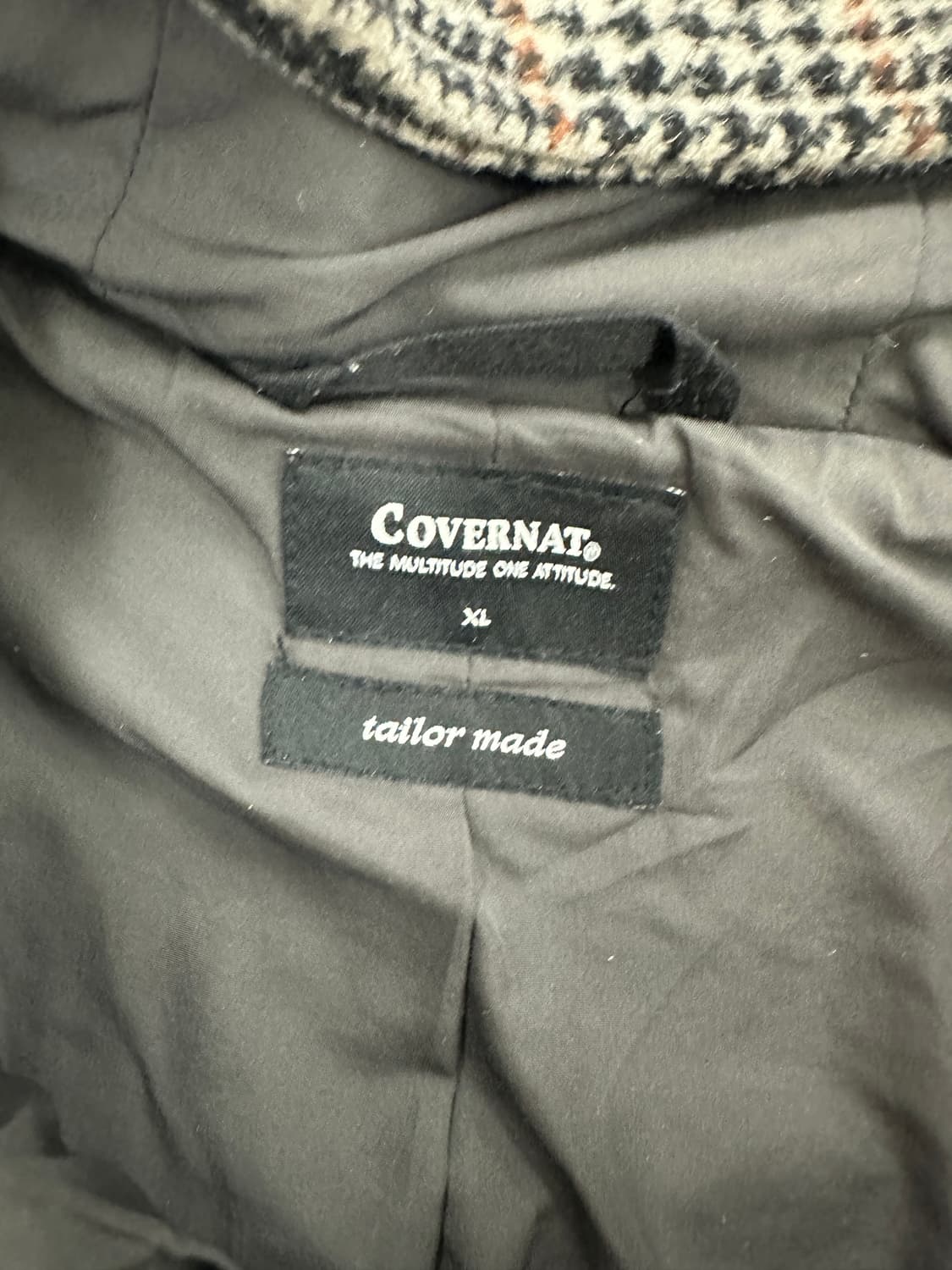 커버낫 체크 더플 코트 상품이미지3