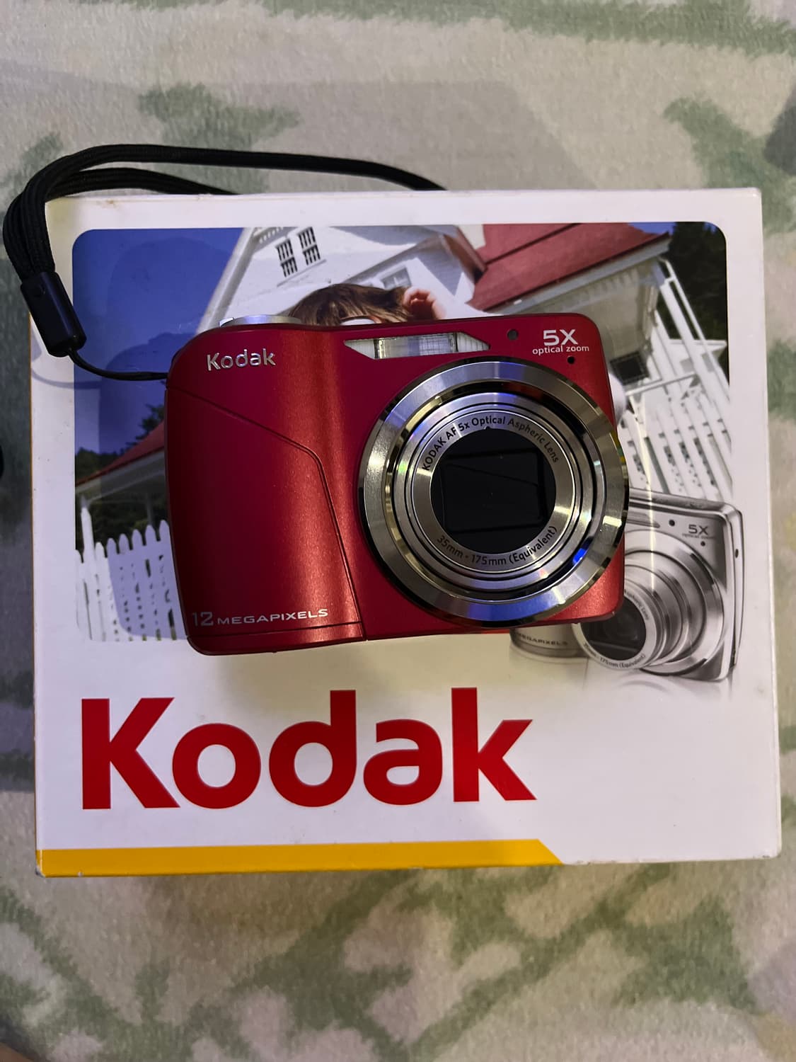 코닥 c190 레드 빈티지 디카 카메라  상품이미지1