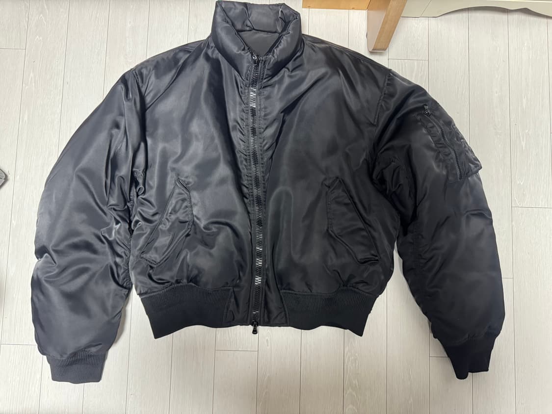 쿠어 스탠드 카라 넥 다운 푸퍼 L 상품이미지2